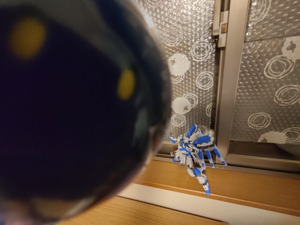 ハロの落下を食い止める!Hi-νガンダムは伊達じゃない‼️(世界観滅茶苦茶や…)