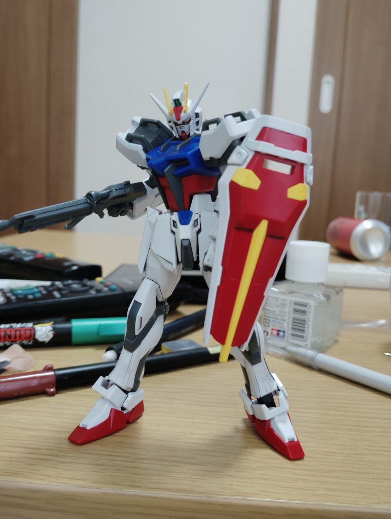 戦闘準備ポーズ