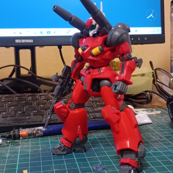 ガンキャノンといえば丸肩なのでやってみました。悪くはないですね。（2枚目）