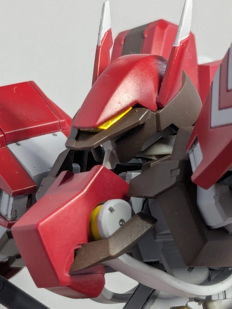 顎を付けてみた。