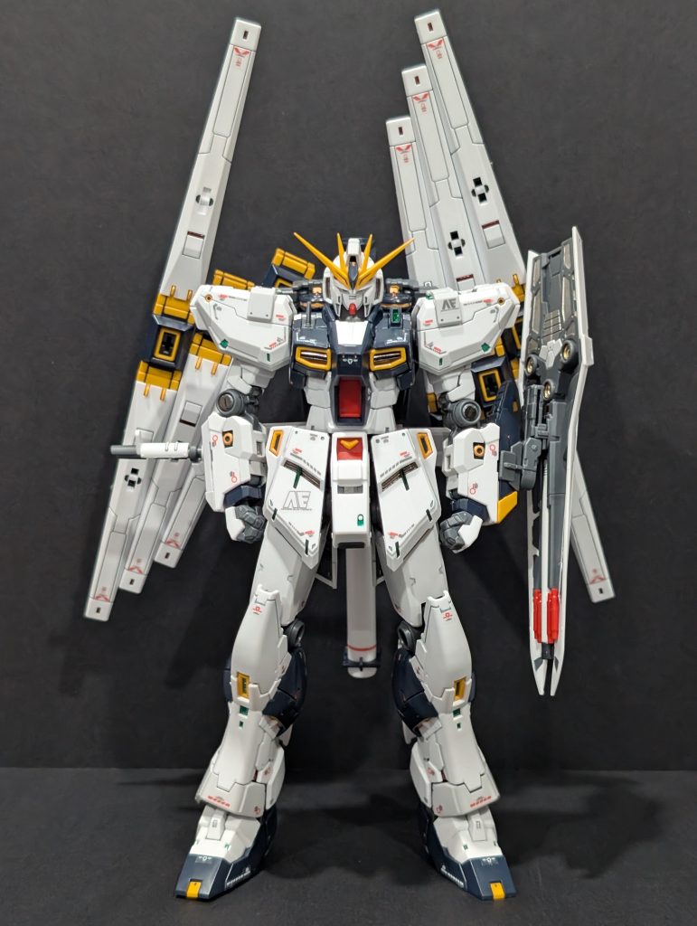 RG νガンダム ダブルフィンファンネル–2枚目/制作者：nasiyamakai