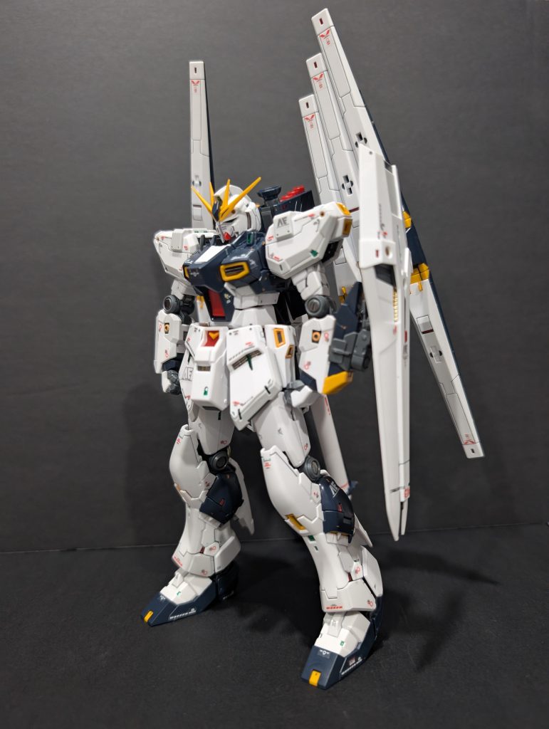 RG νガンダム ダブルフィンファンネル–3枚目/制作者：nasiyamakai
