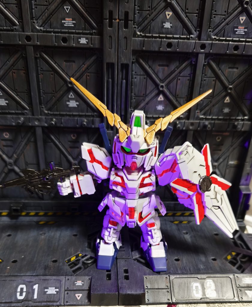 SD ユニコーンガンダム–3枚目/制作者：しろたん