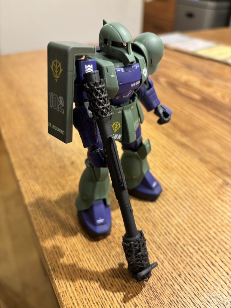 全塗装、部分塗装、シールド追加、デカール、つや消しです！