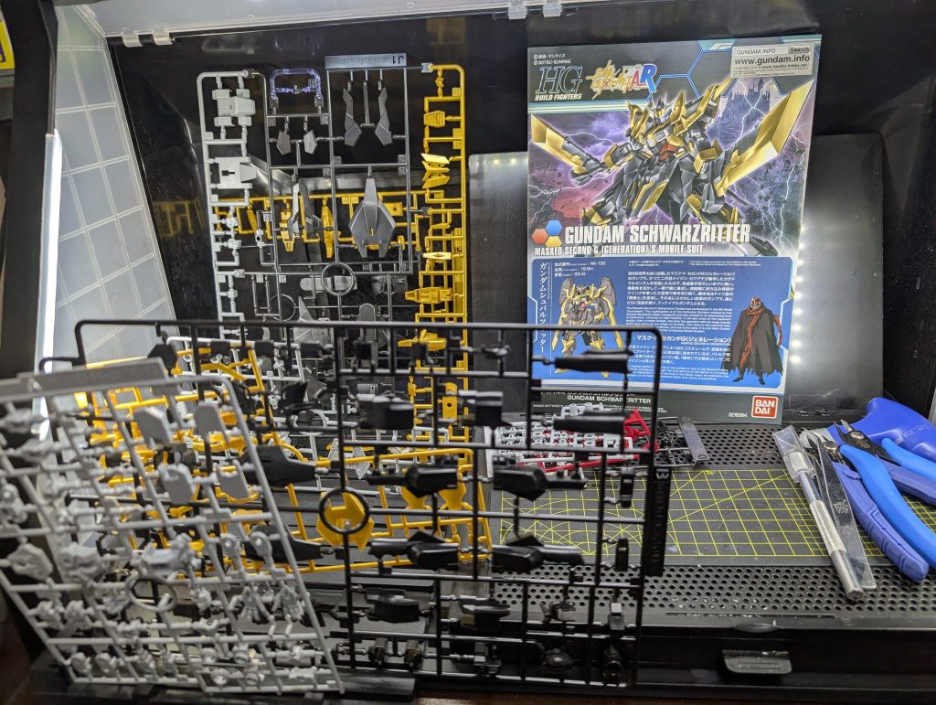 製作する際の1枚。一度全部切り出してから2時間くらいで組み立ててました☺️