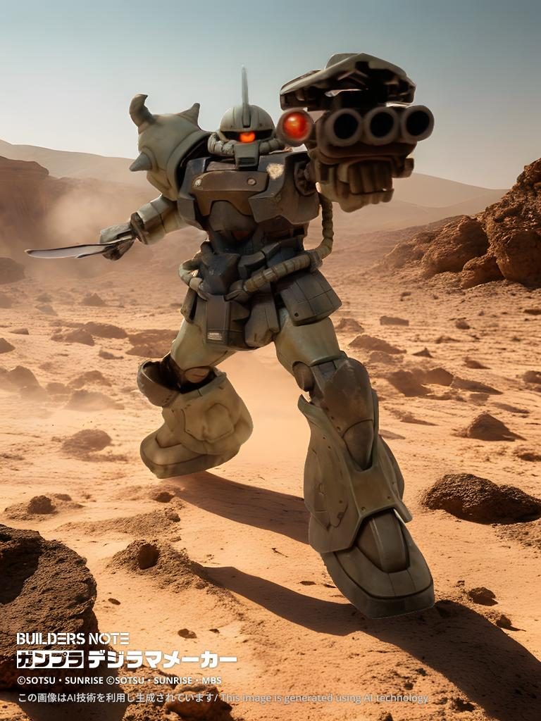 下半身を中心に全体に汚しを追加して陸戦での使用感をアピール。