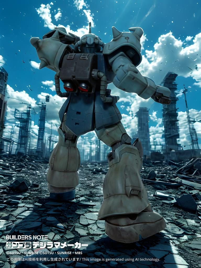 グフカスタム重力戦線仕様–5枚目/制作者：窓際の陽炎