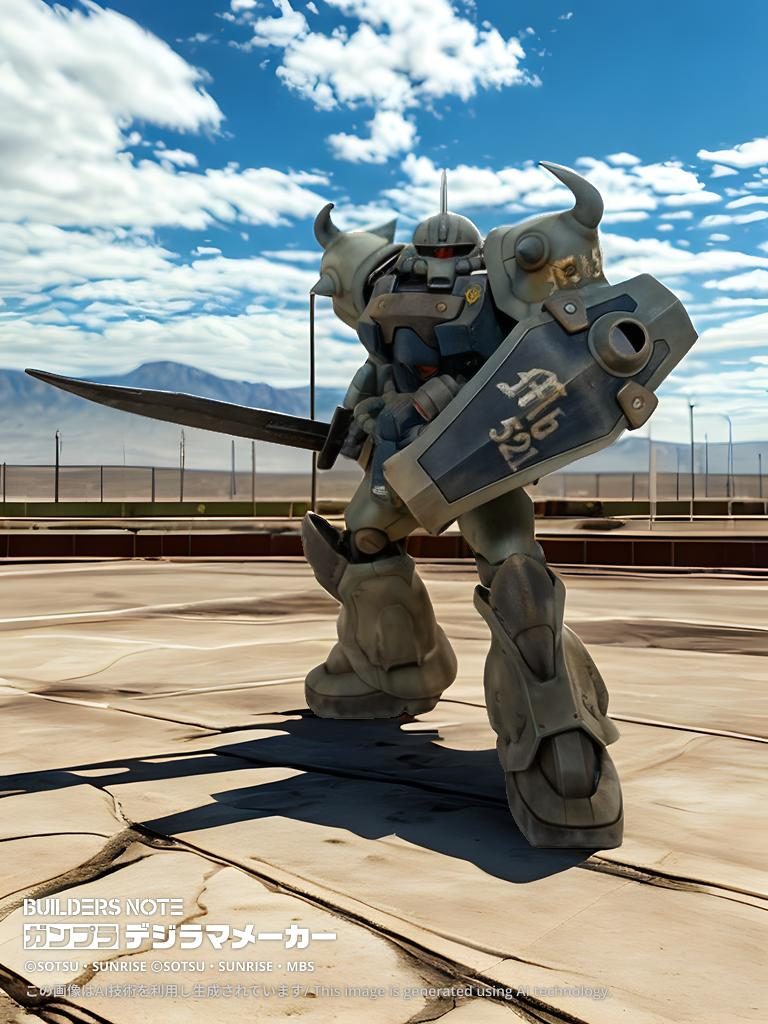 グフカスタム重力戦線仕様–4枚目/制作者：窓際の陽炎