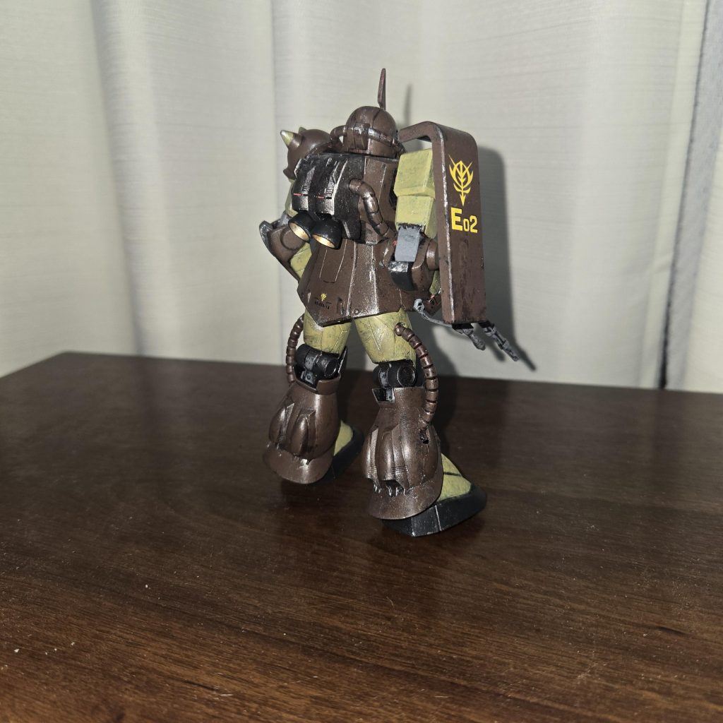 合わせ目消しと後はめ加工の練習で作り始めたのですがスタイルとディティールの入り具合が好みだったので結構速く完成しました。