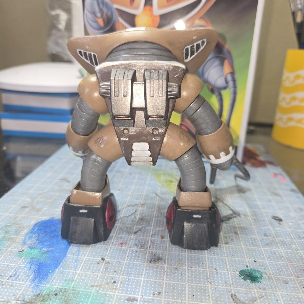 合わせ消しは、概ね出来てると思います。白の塗り分けが一番の苦行でした(笑)