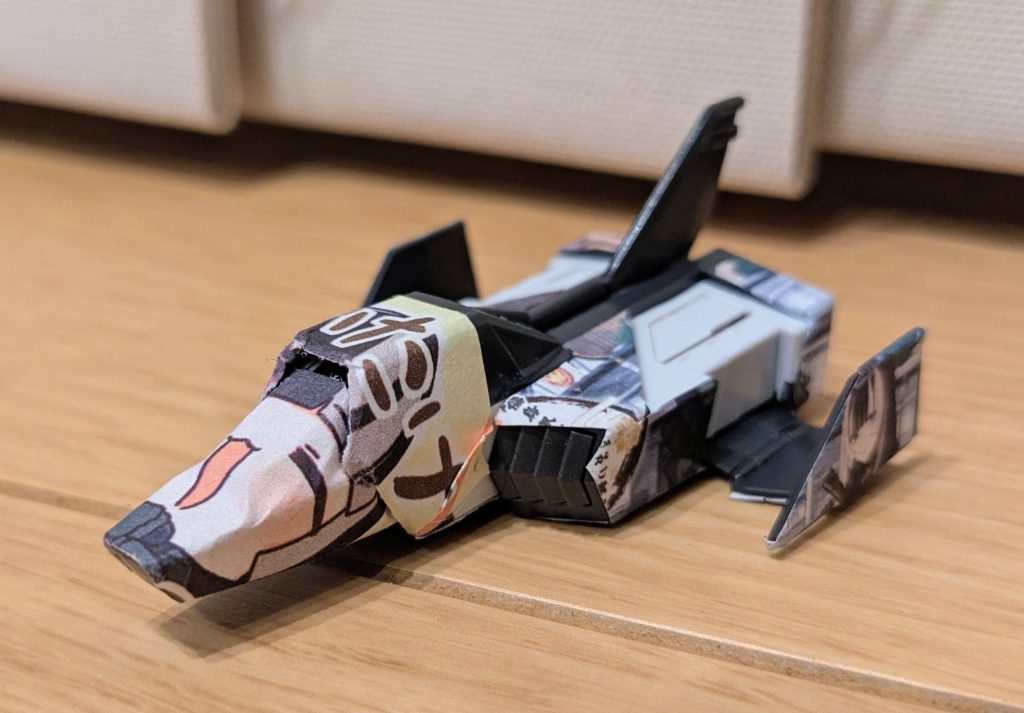 コックピットを収めての1枚。こうするとまいたけダンスイラストがわかりやすくなりますね。