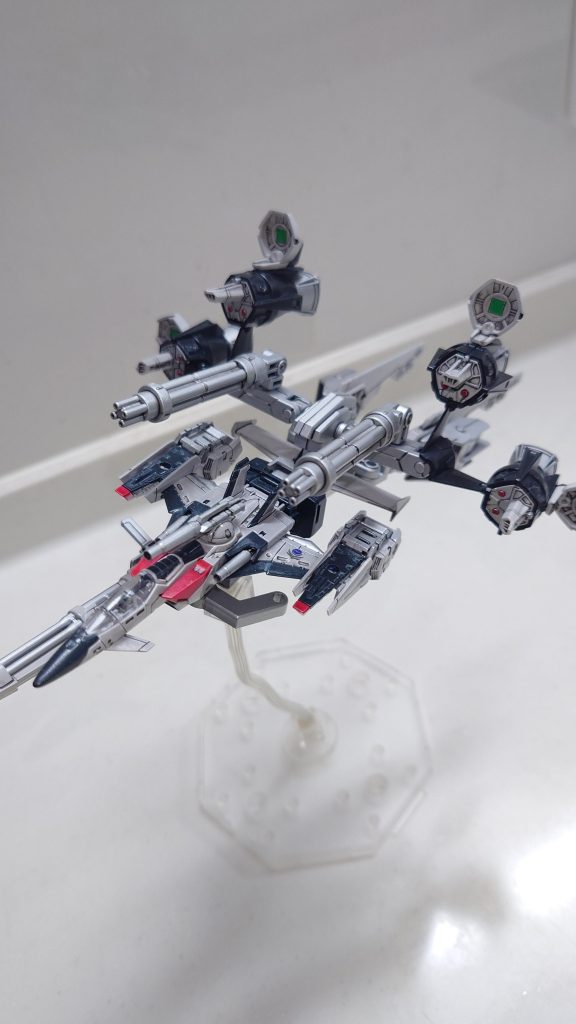 ガンバレルアルグラスパーかなり後ろヘビーになってしまいました(gundam-kao5)