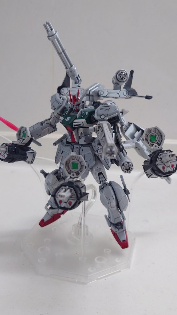 アレンジ強めになりましたが、カッコよくできたと満足しています(gundam-kao6)見て頂いてありがとうございました!次回は本体を改修して2ndシーズン?として始めようとおもいます!また見に来て下さいね(gandam-hand1)