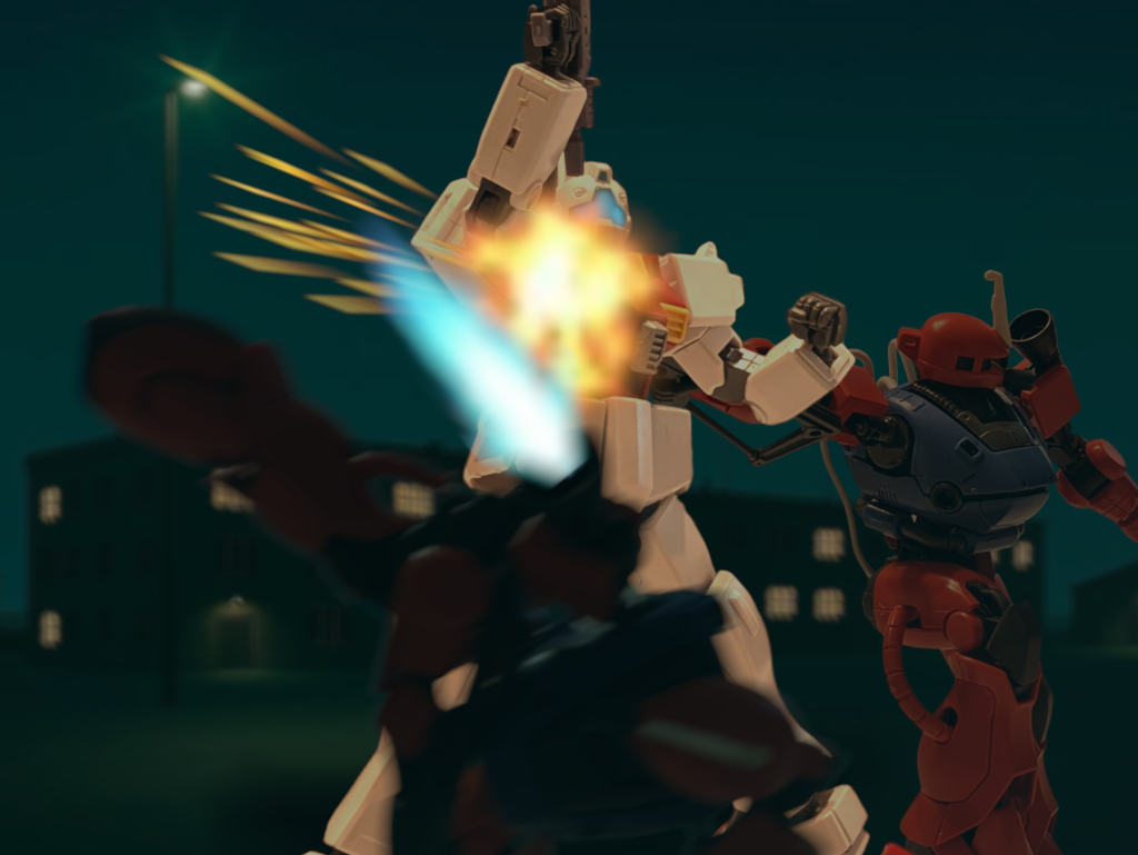 連邦兵「後ろ...からッ！」ディル「ヒュ〜。危ねえぜ！」ジニー「次だ！次だぞ！αが孤立してる！」