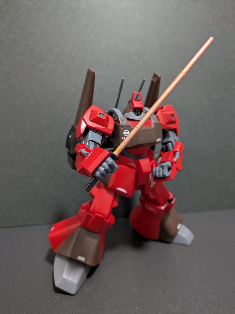 頭部は回せるようになったけどパイプに干渉していまいち💦サーベルのカラーはピンクゴールドを使ってみたかっただけw