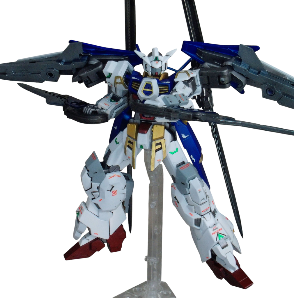 背中の剣アーマーシュナイダー風味にポージング