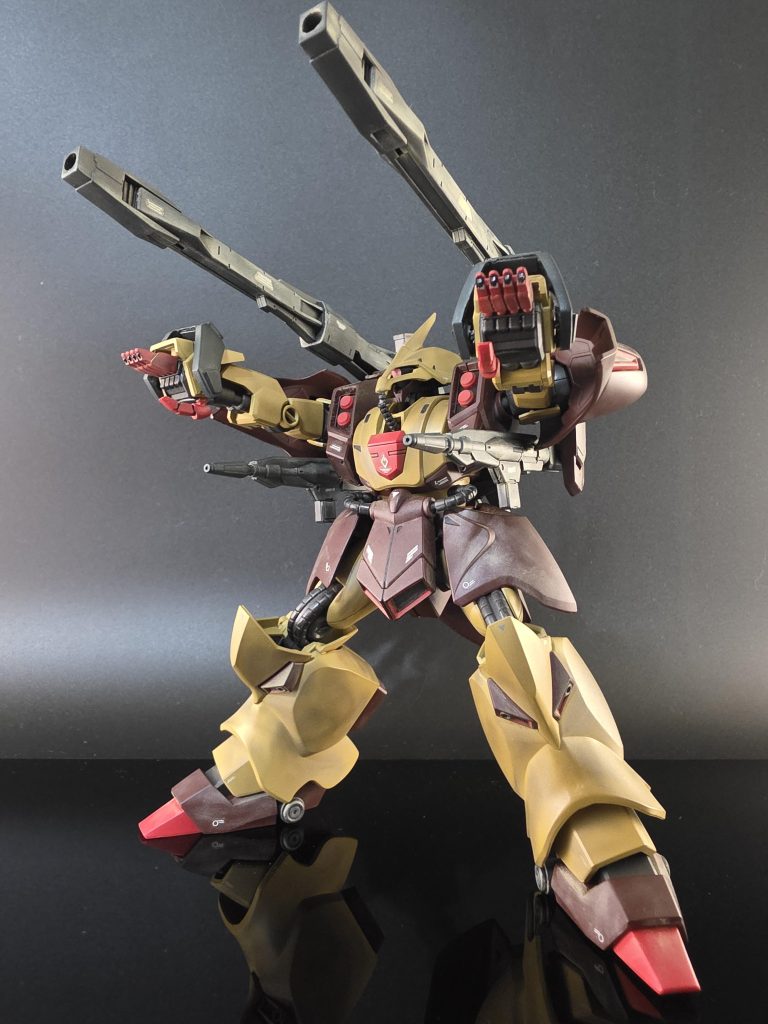 武装展開。ガルスJを2個買いして両手をフィンガーランチャーにしました。