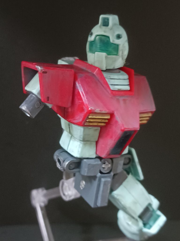 この「歴戦シリーズ」はザクもやってたんですけど、その時よりいろいろ成長してるなーとしみじみ。