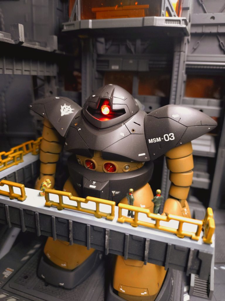 格納庫も過去作った物をリニューアルして使用しました。