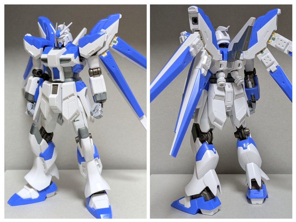 プロポーション変更後お手々はMSハンドのLサイズです。そもそも元がいいから化け具合いがものすごかったですね。