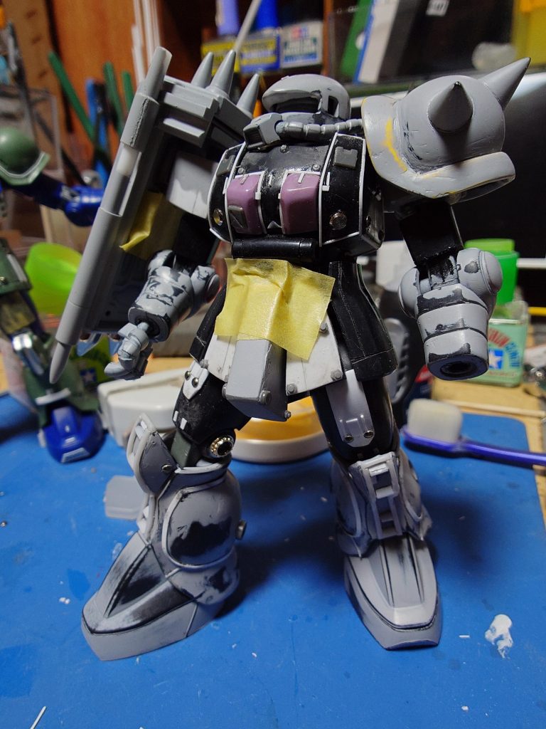 牛歩製作ザク＆ザク＆ザク時々スキウレ　ジオラマ–8枚目/制作者：ガンガン軍曹