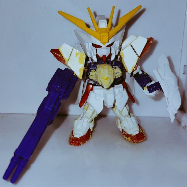 EXスタンダード ウイングガンダムゼロ改造、ガンホークW0(仮)&ダブルオーガンダム改造、ガンウルフ00(仮)完成しました。ガンホークW0(仮)はバードモード、ガンウルフ00はウルフモードにそれぞれ変形。 （3枚目）