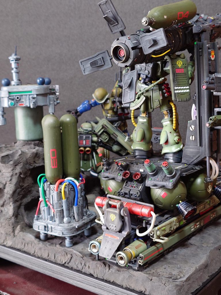 牛歩製作ザク＆ザク＆ザク時々スキウレ　ジオラマ–3枚目/制作者：ガンガン軍曹