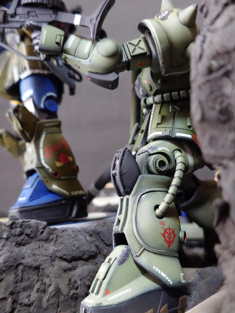 牛歩製作ザク＆ザク＆ザク時々スキウレ　ジオラマ–4枚目/制作者：ガンガン軍曹