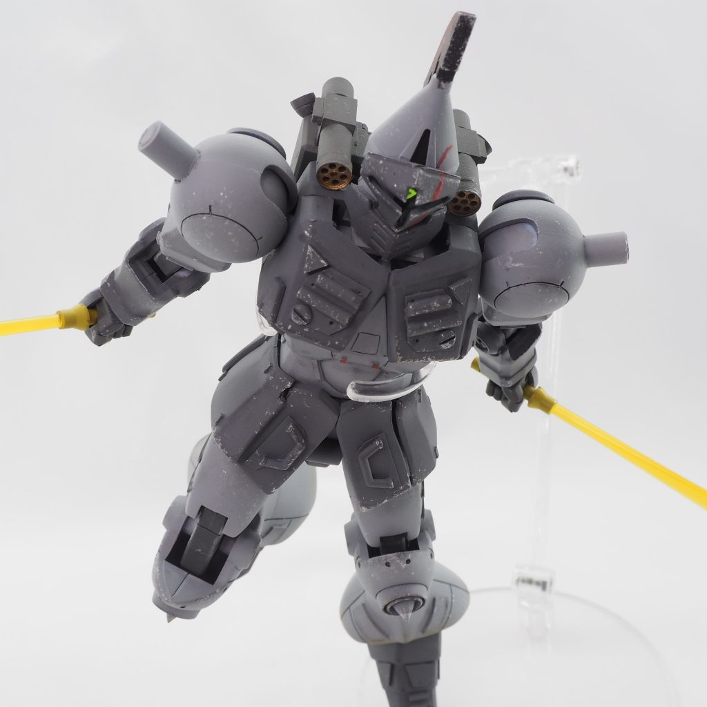 今回は以上です!拳で物言わすギャン!頭でイメージした通りの機体に仕上がりました☺️大満足対照的な相方も作製したので、よければ見てって下さい!