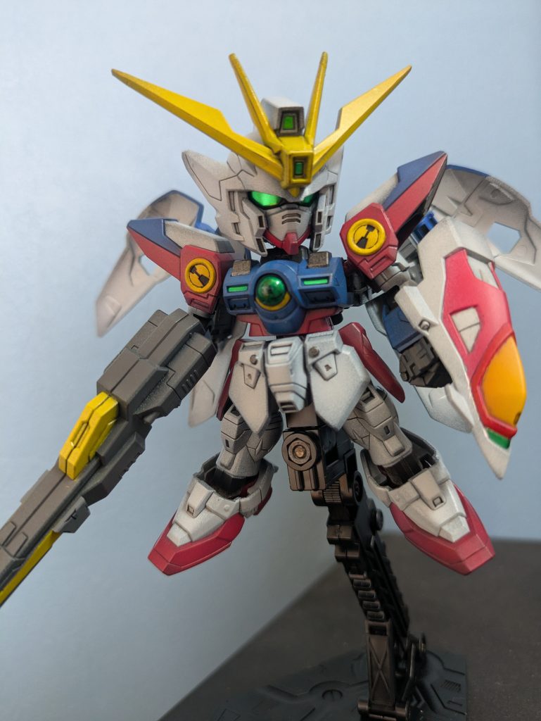 初登場の時のゼロシステムの怖さをイメージして暗めに塗装しました。