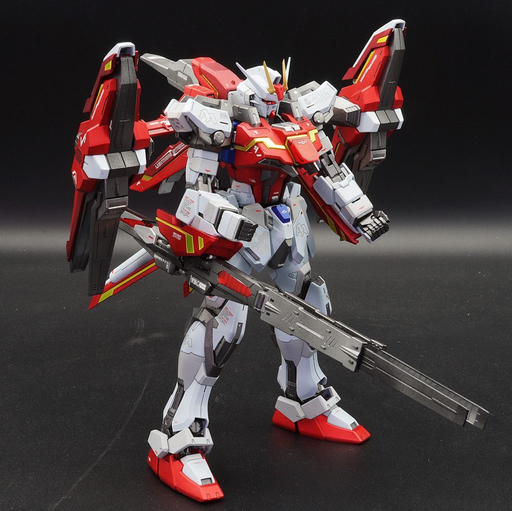 MGライトニングストライクガンダム全塗装–3枚目/制作者：あるむ