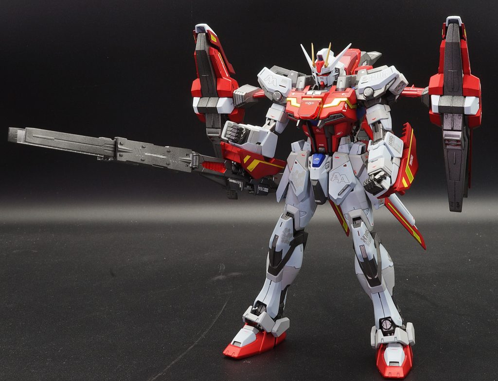 MGライトニングストライクガンダム全塗装–2枚目/制作者：あるむ