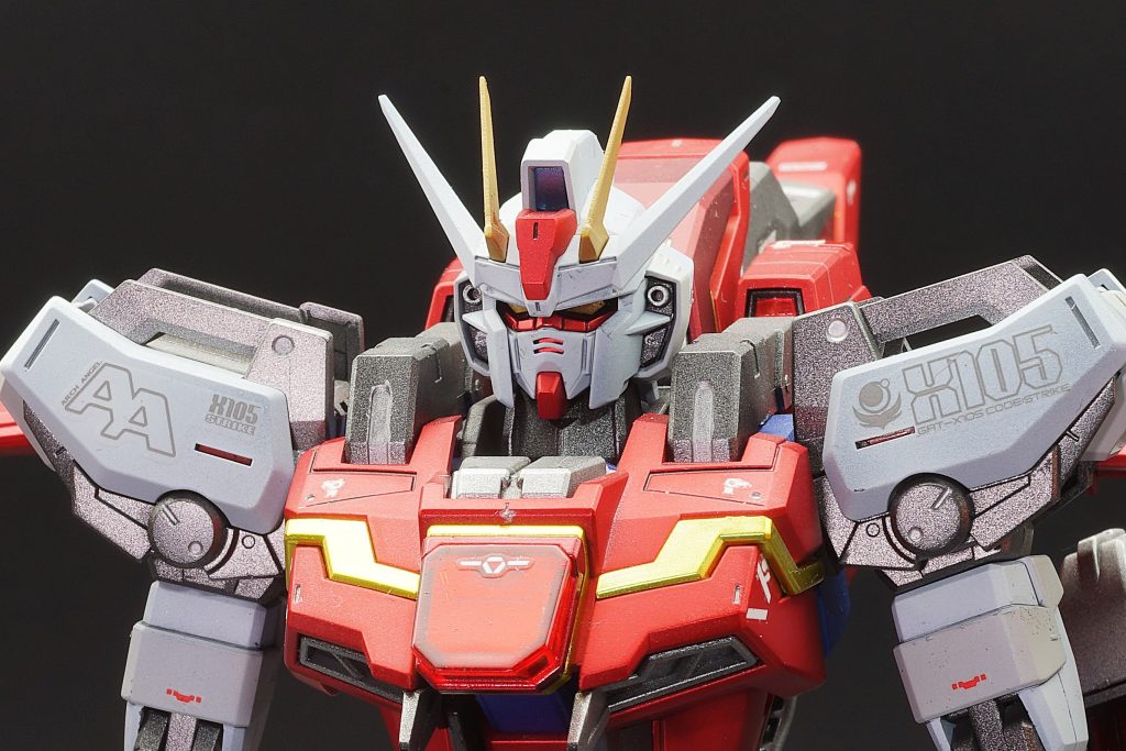 MGライトニングストライクガンダム全塗装–4枚目/制作者：あるむ