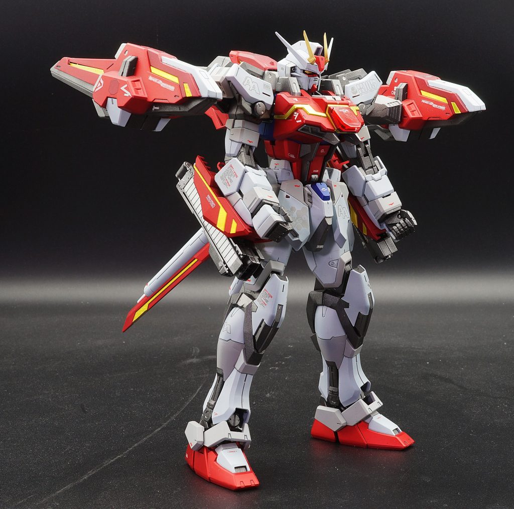 MGライトニングストライクガンダム全塗装–5枚目/制作者：あるむ