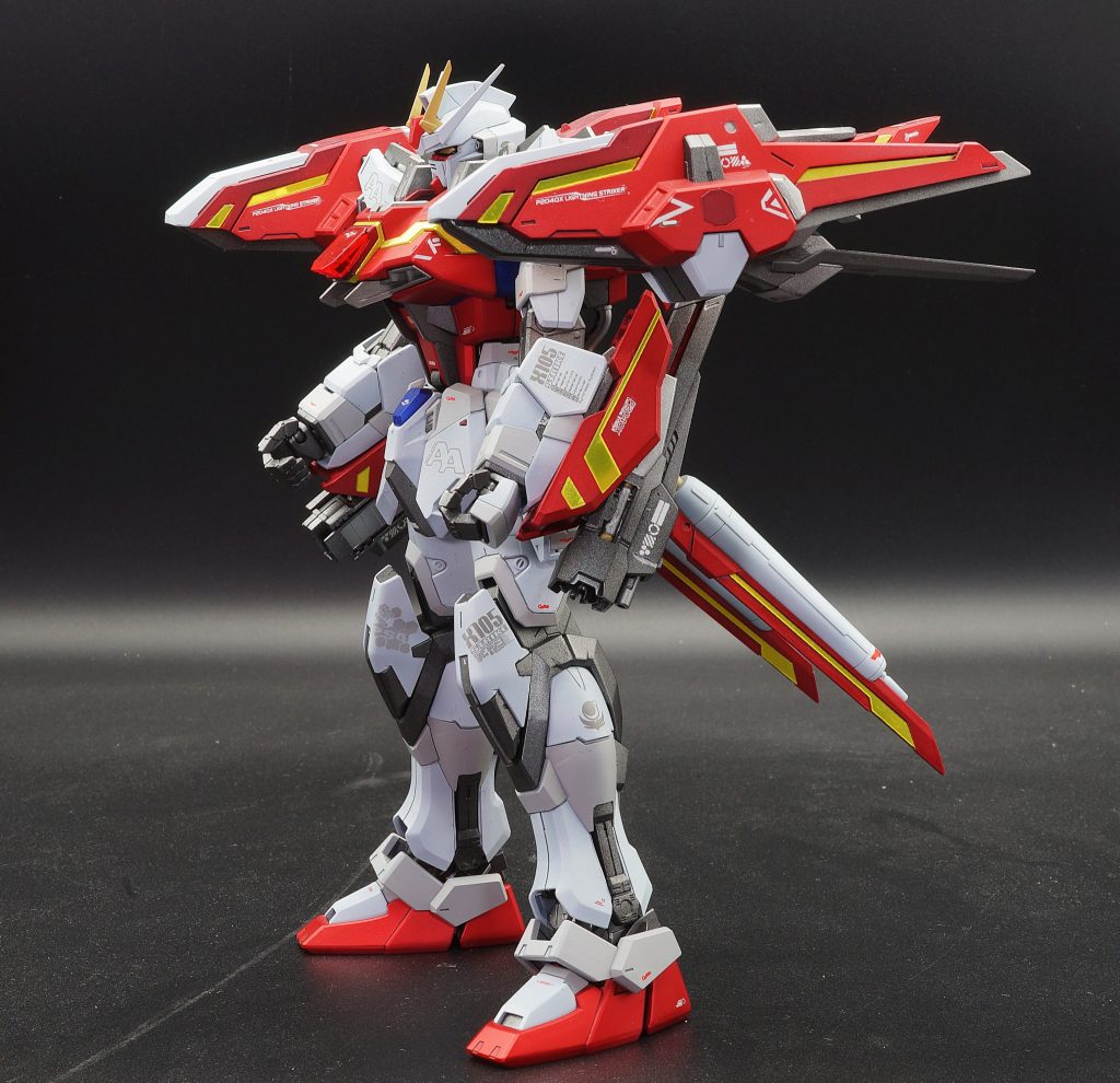 MGライトニングストライクガンダム全塗装–3枚目/制作者：あるむ