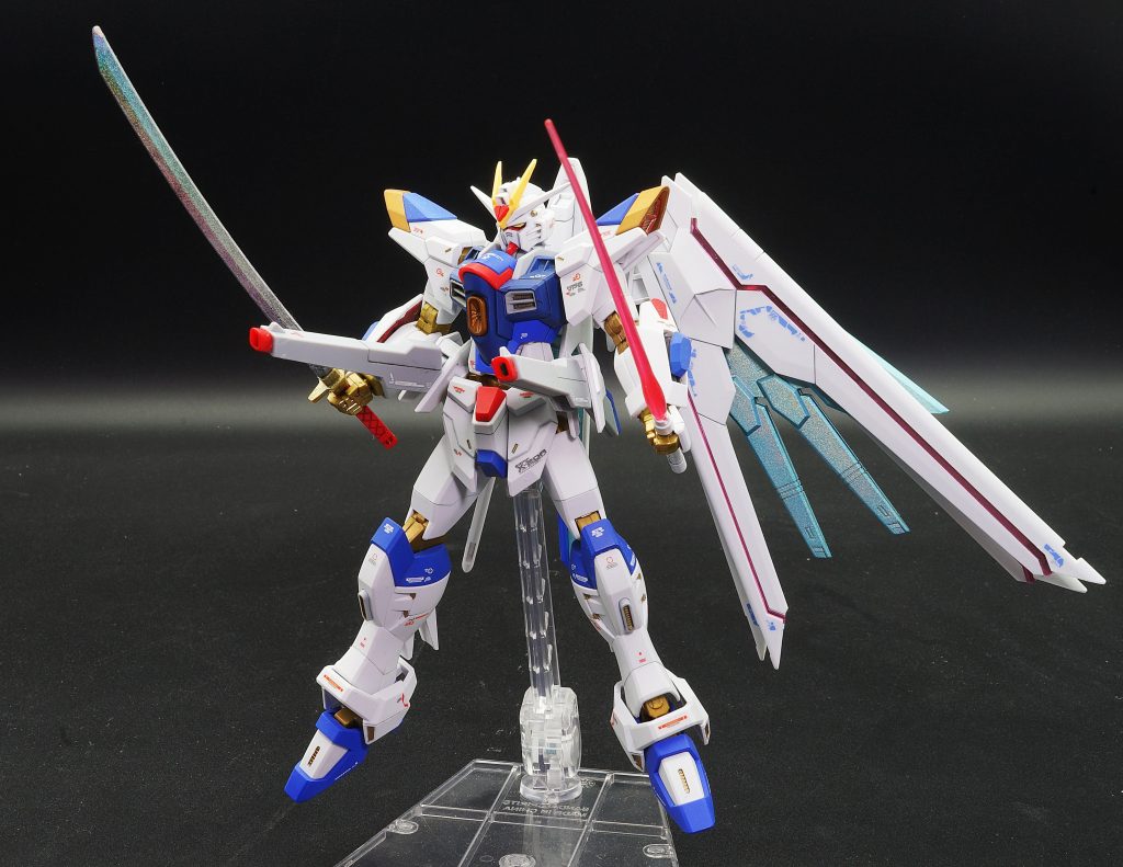 HGマイティーストライクフリーダム部分塗装–5枚目/制作者：あるむ