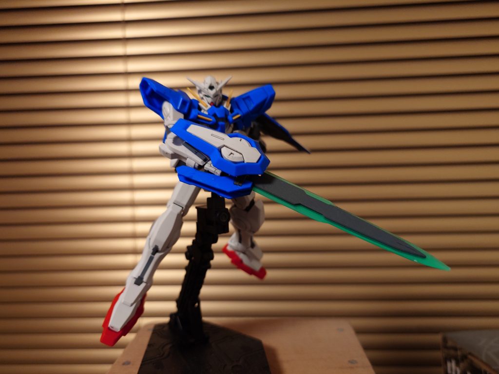 エクシアリペア2(だったはず)です。個人的にはダブルオーやダブルオーライザーよりもエクシアがシンプルでカッコいいと思ってます。