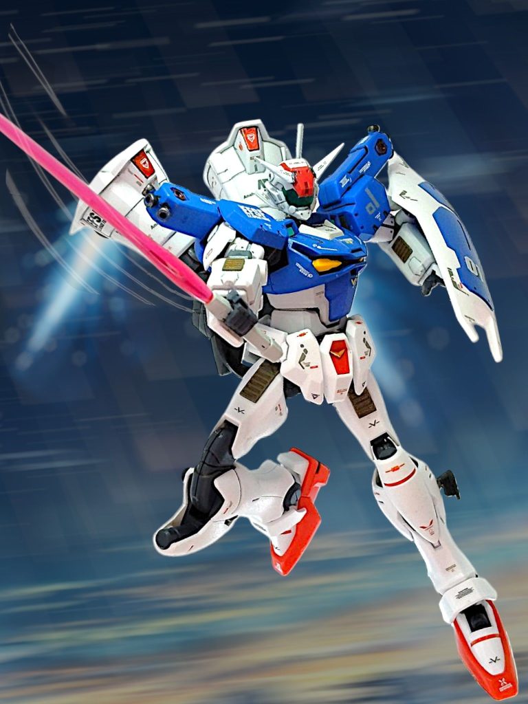 今回は機体紹介のみで、次回でいろいろデジラマを作りますWコンの「風神・雷神」の時に感じたのですが、二機を一枠で構成すると機体の説明が不足するので、今回は事前に一方を掲載しました(gundam-kao5)