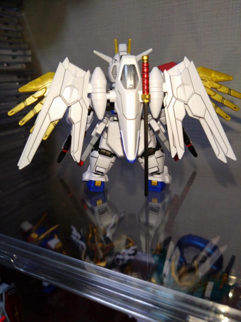 ブロックロス　マイティーストライクフリーダムガンダム–5枚目/制作者：基本筆塗り部分塗装仕様