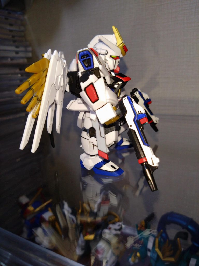 ブロックロス　マイティーストライクフリーダムガンダム–4枚目/制作者：基本筆塗り部分塗装仕様