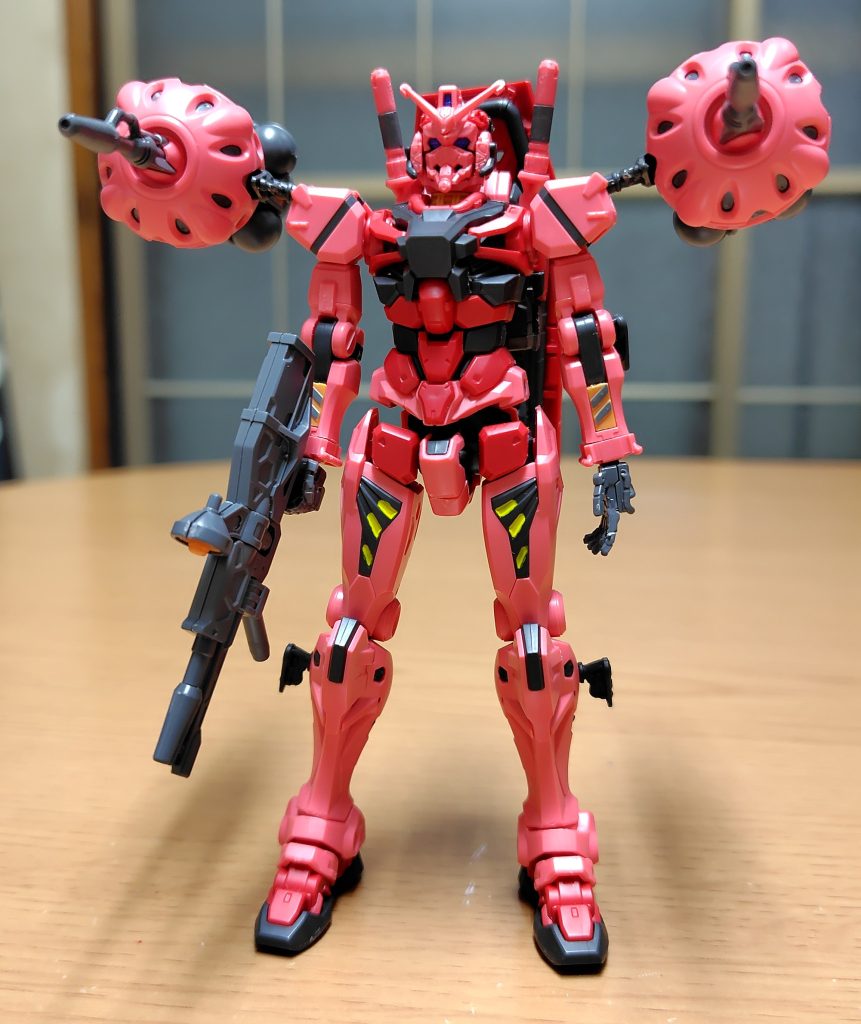 ソロモンに突入時にはビットは2基のみとなった。この武装のみで連邦のニュータイプ、イズマでの戦闘に臨む。本編での姿はコチラ↴https://gumpla.jp/hg/24958770