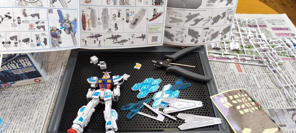 RX-78F00/E ガンダム (グラスフェザー装備)–6枚目/制作者：@sakiika_sakika