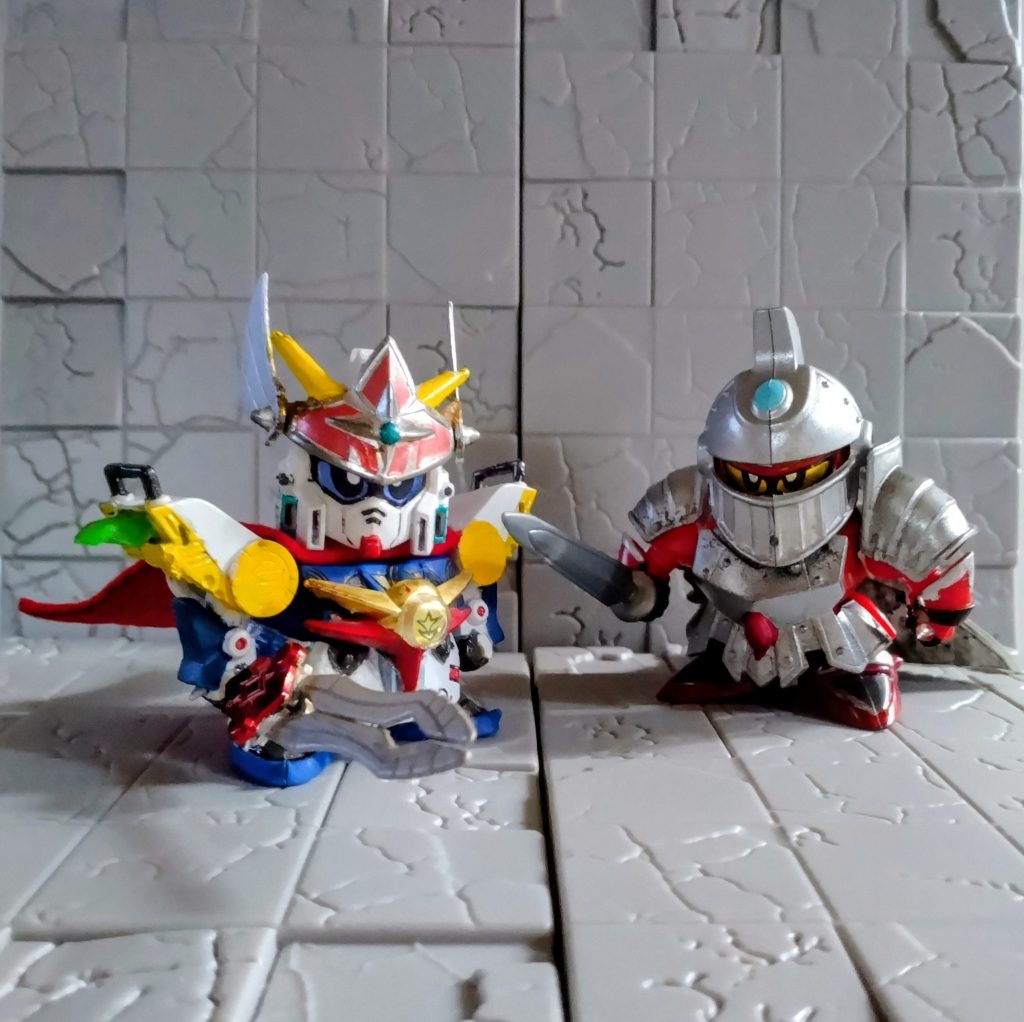 最後は、銀の兜、銀の鎧、銀の剣を装備したレッドウォーリアとツーショット✌️😆😆