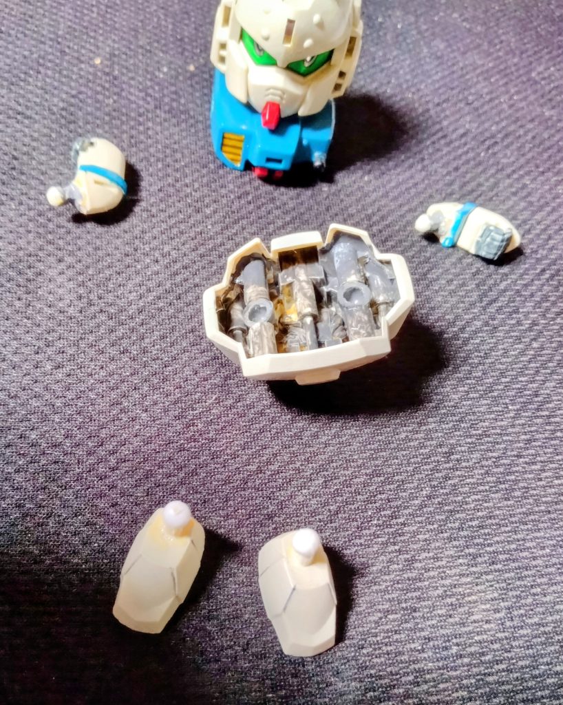 手足のピンをポールピンにした👍