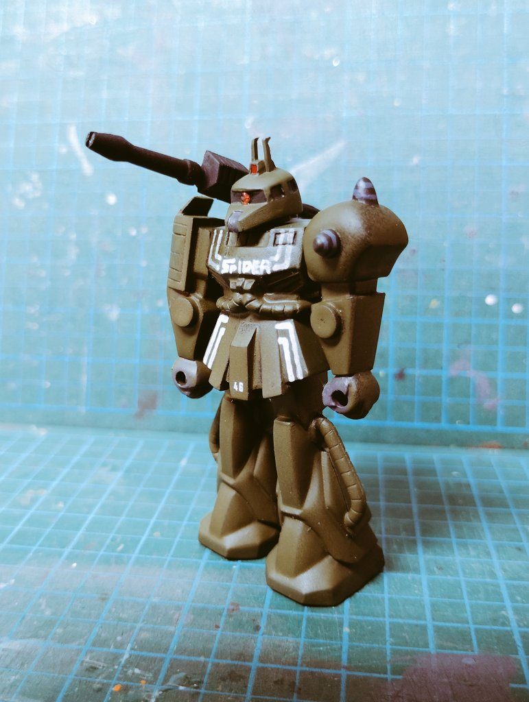 　1/300 森永チョコスナック MS-06K ザクキャノン(イアン・グレーデン機)–3枚目/制作者：だんくら工房・mk戦車