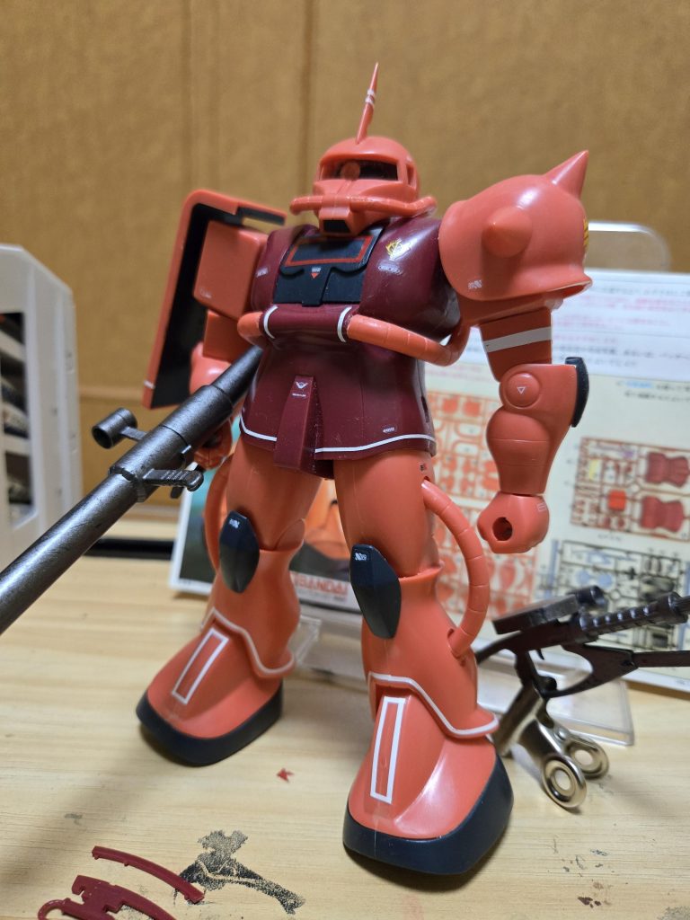 とは言え技術的にはあの頃からそんなに変わってないので慣れない合わせ目消しにけっこう苦労した上に挫折しております(T_T)