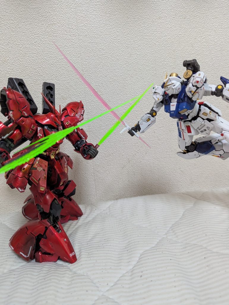 福岡サザビーとの鍔迫り合いです。