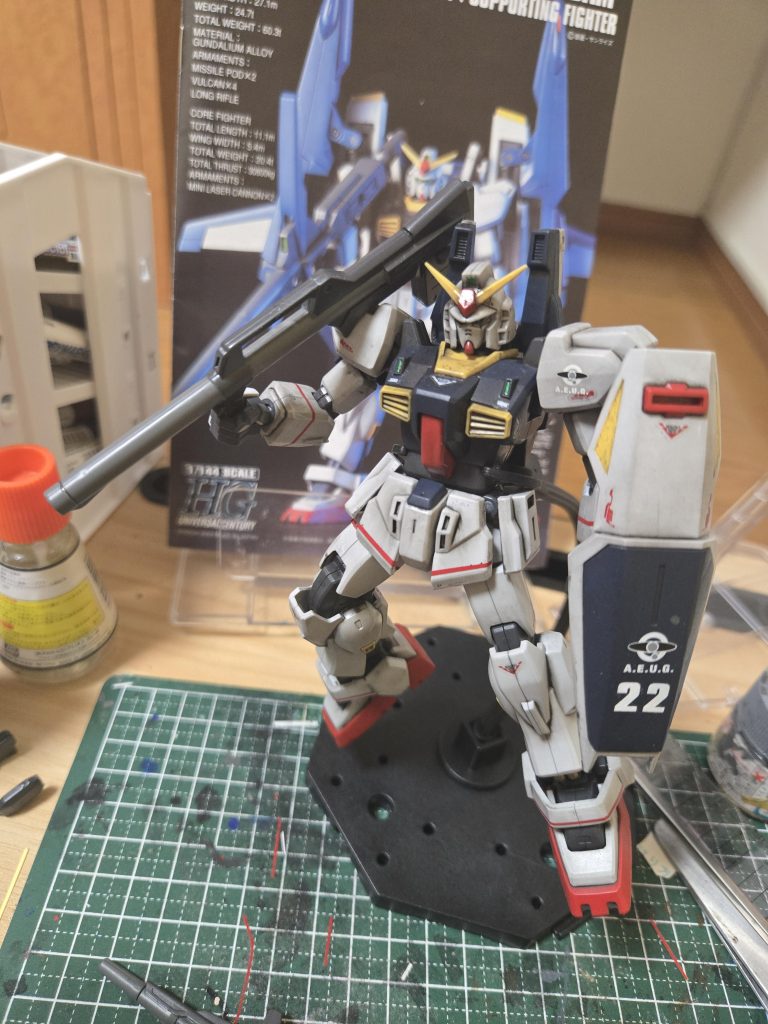 Gディフェンサーはシール部分の塗料が無いのでまた後日💦