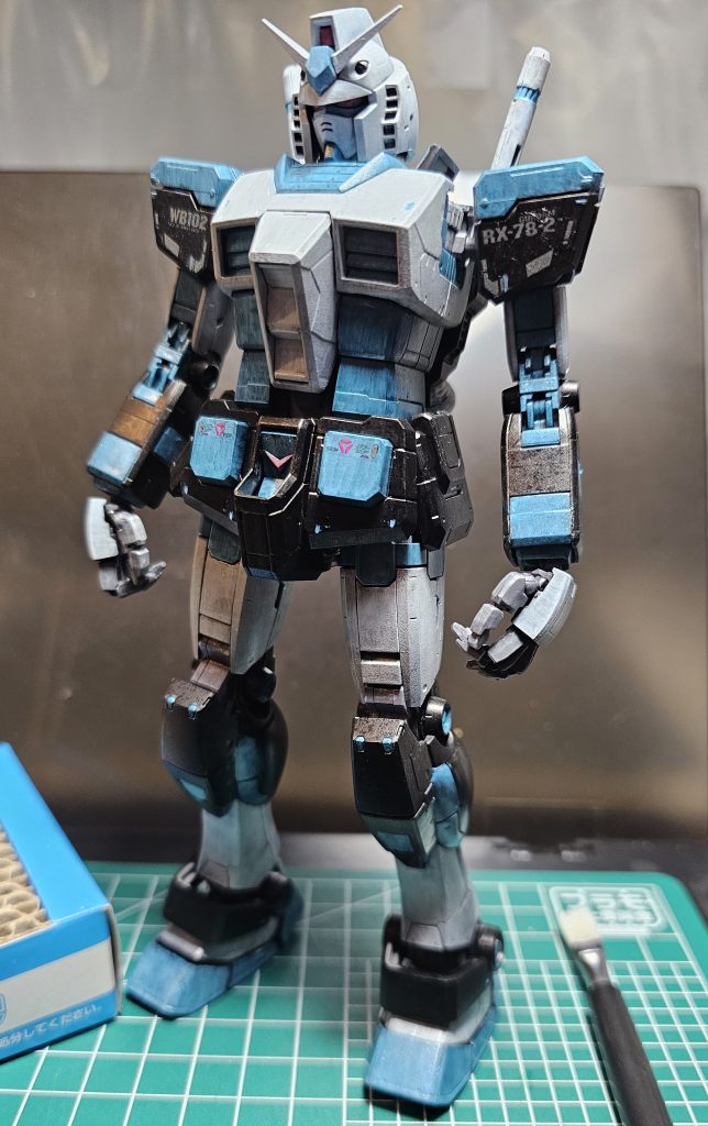 ウォッシング前です。何故かジャイアント馬場味を感じます。塗り分けがちょこちょこしてて、凄く疲れました💦とはいえやりたいことはできたので、今回も楽しくできました!