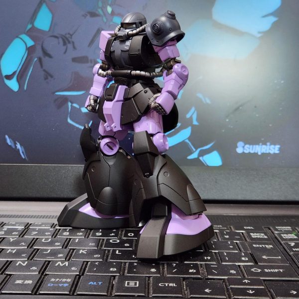 機体色塗装が出来ました。イメージしていた好みの色になったので、これで次の作業へ行こうと思います。（2枚目）